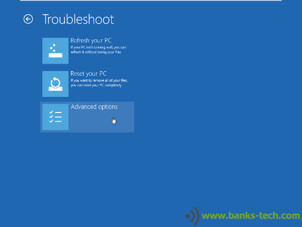 How To Restore Windows 8.1 With A System Image - Troubleshoot