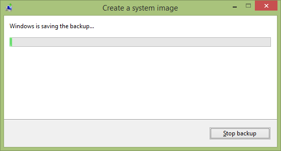 Create A System Image - Windows 8.1 - Create A System Image